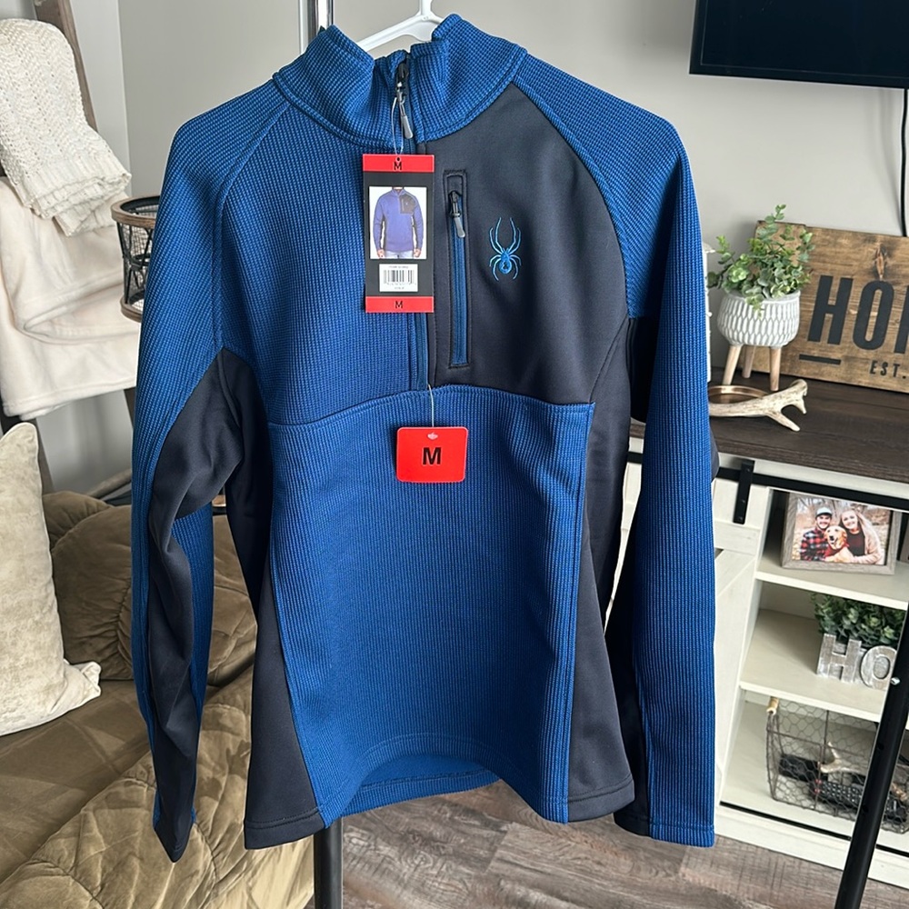 NWT Men’s Spyder 3/4 Zip